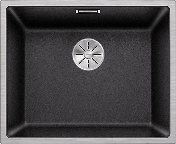 Zlewozmywak Blanco BLANCO SUBLINE 500-IF SteelFrame Silgranit antracyt, korek auto., InFino