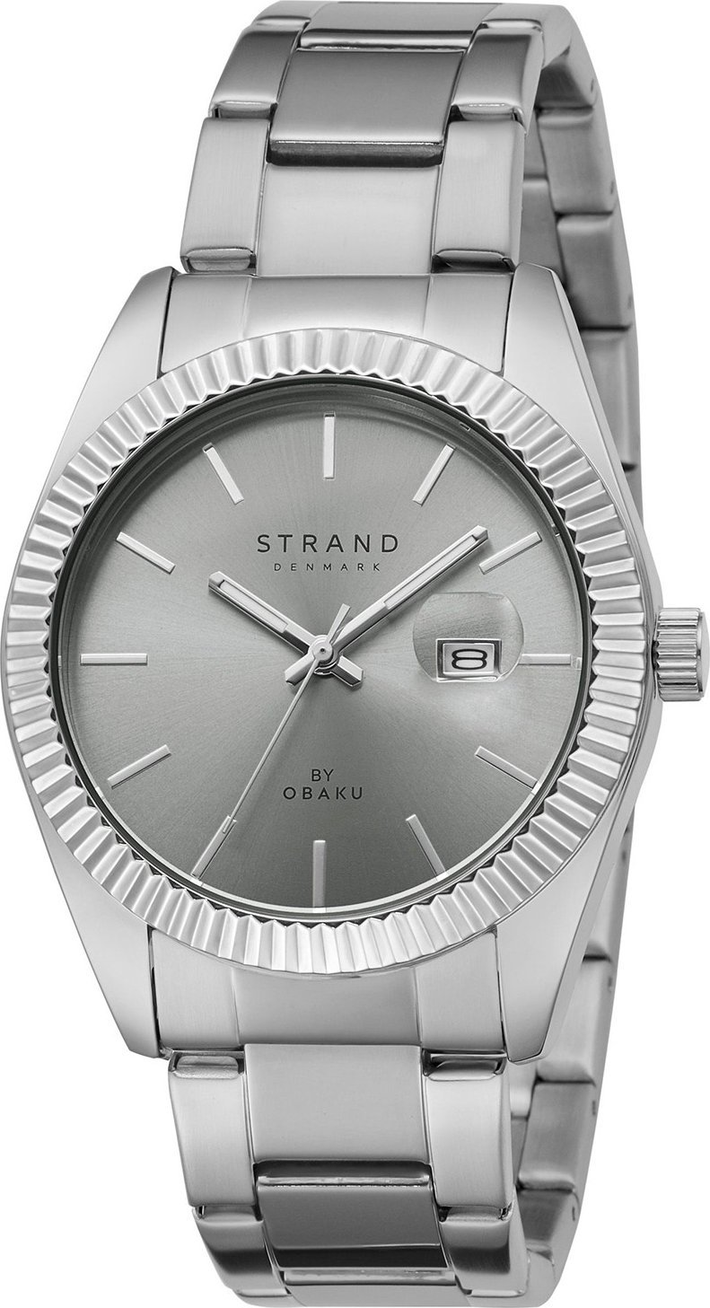 Zegarek Strand Zegarek męski Strand S721GDCJSC-DS srebrny