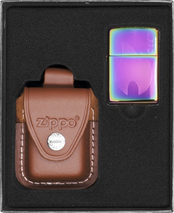Zestaw ZIPPO Zapalniczka FLAME RAINBOW Prezentowy No2
