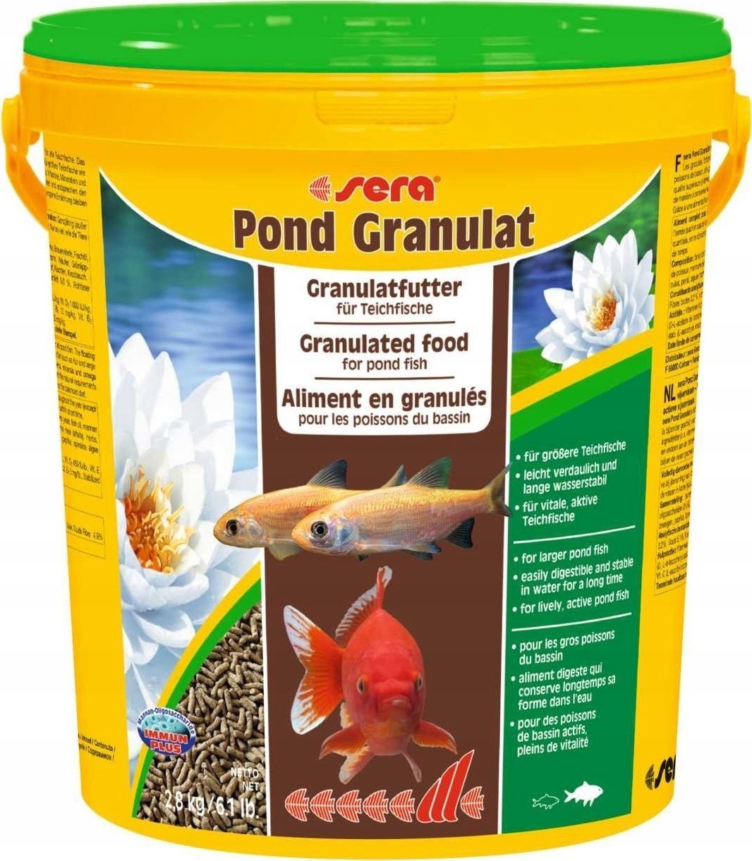 Sera Pond Granulat 21 l - pokarm dla ryb stawowych