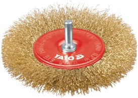 Yato Szczotka tarczowa z trzpieniem drut mosiądzowany 100mm YT-4757