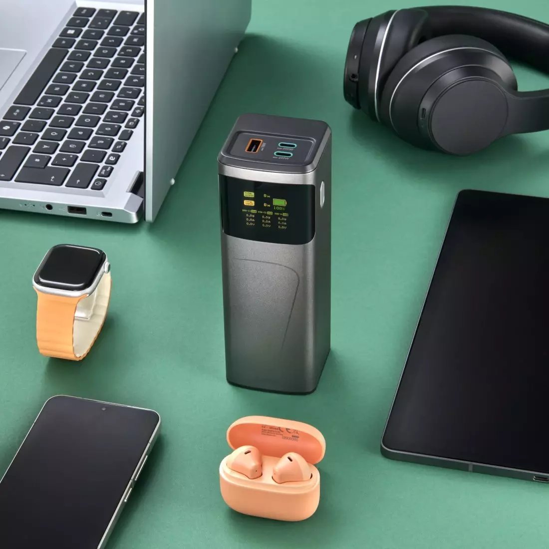 Powerbank Hama High Power Litowo-jonowy (Li-Ion) 24000 mAh szary