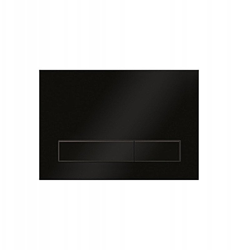 Płytka przycisków M16 płaski, zlicowany z powierzchnią płytek; Czarny mat