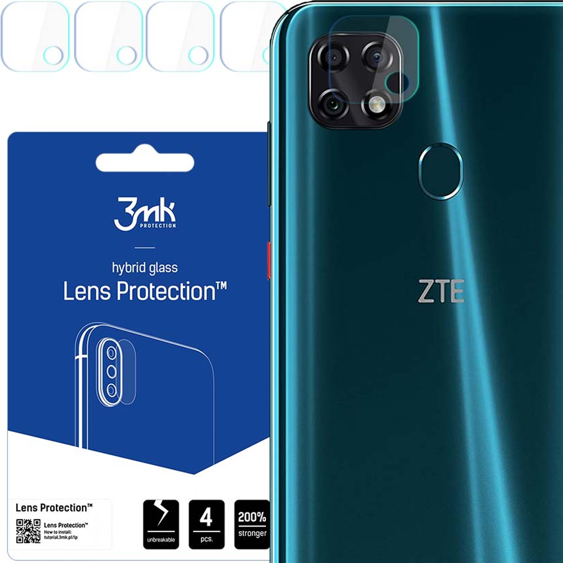 ZTE BLADE 10 SMART - 3MK LENS PROTECTION