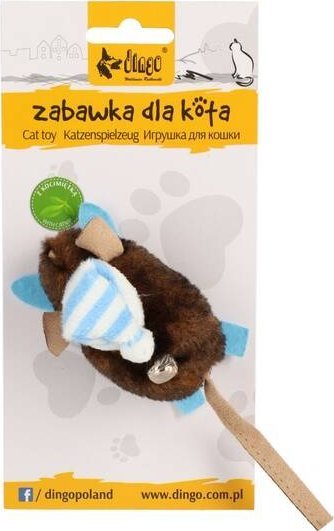 Dingo Dingo Zabawka Dla Kota Mysz Pluszowa Narciarz