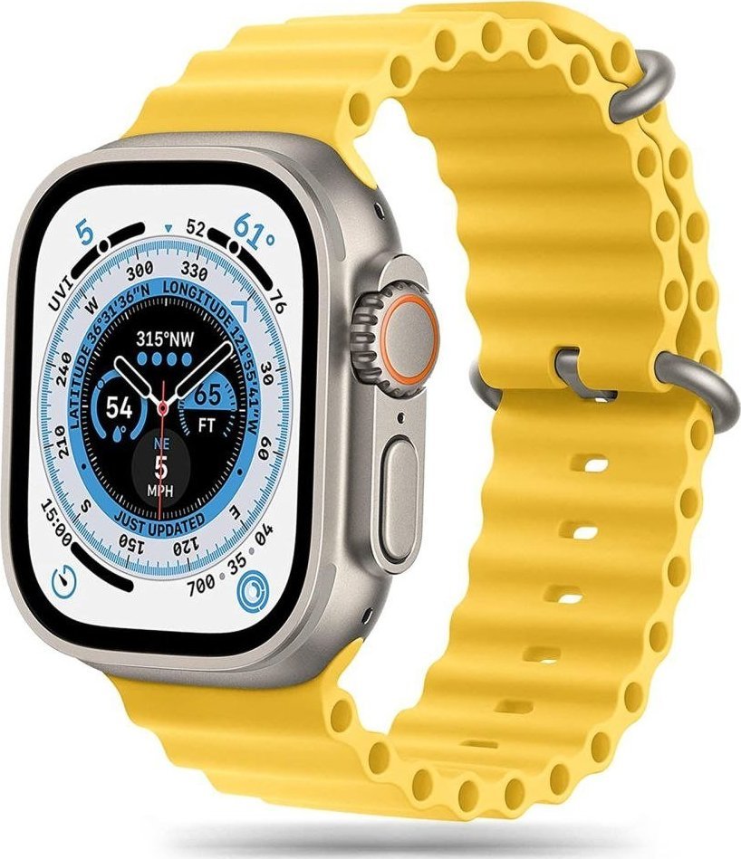 Braders Pasek Icon Pro Apple Watch 4 / 5 / 6 / 7 / 8 / Se / Ultra (42 / 44 / 45 / 49 mm) Yellow