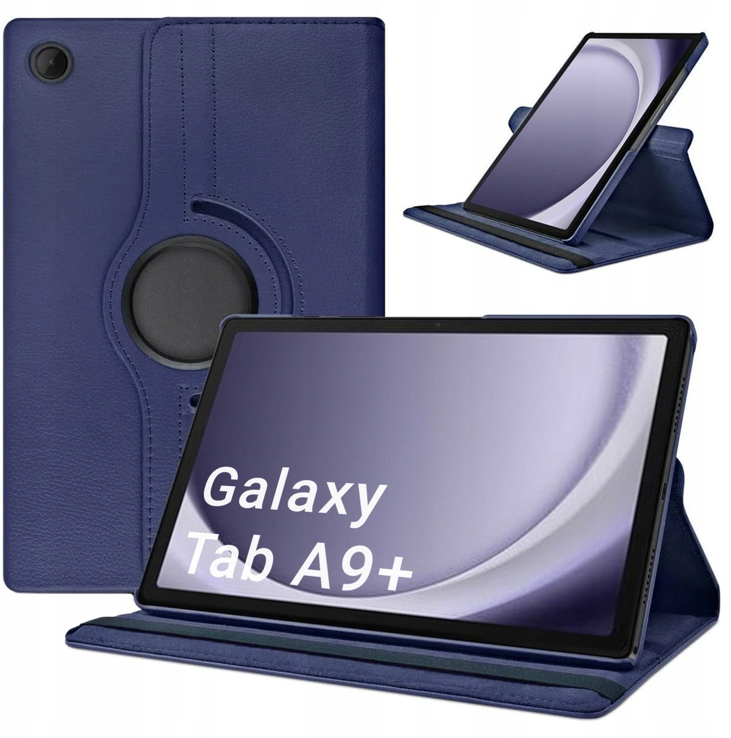 Etui Obrotowe 360 do Samsung Galaxy Tab A9 Plus 11 (Granatowe)