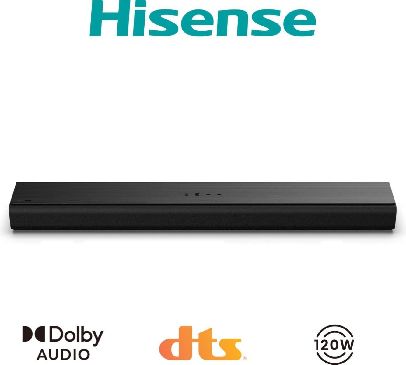 Soundbar Hisense HS1000 Soundbar (czarny, Bluetooth, HDMI, USB, AUX, optyczny)