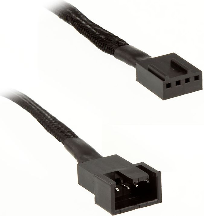 SilverStone 4-pin - 4-pin, 0.3m, Czarny (SST-CPF03)