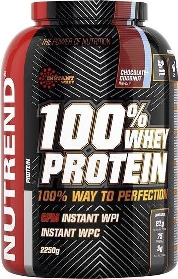 Nutrend Nutrend Whey Protein 100% 2250g czekolada kokos - 95848