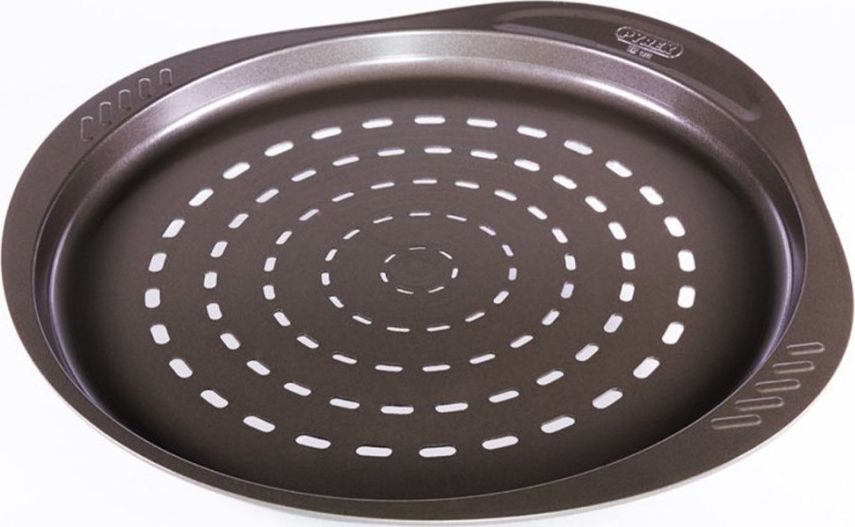 Pyrex blacha do pizzy Asimetria 32 cm stal węglowa brązowa