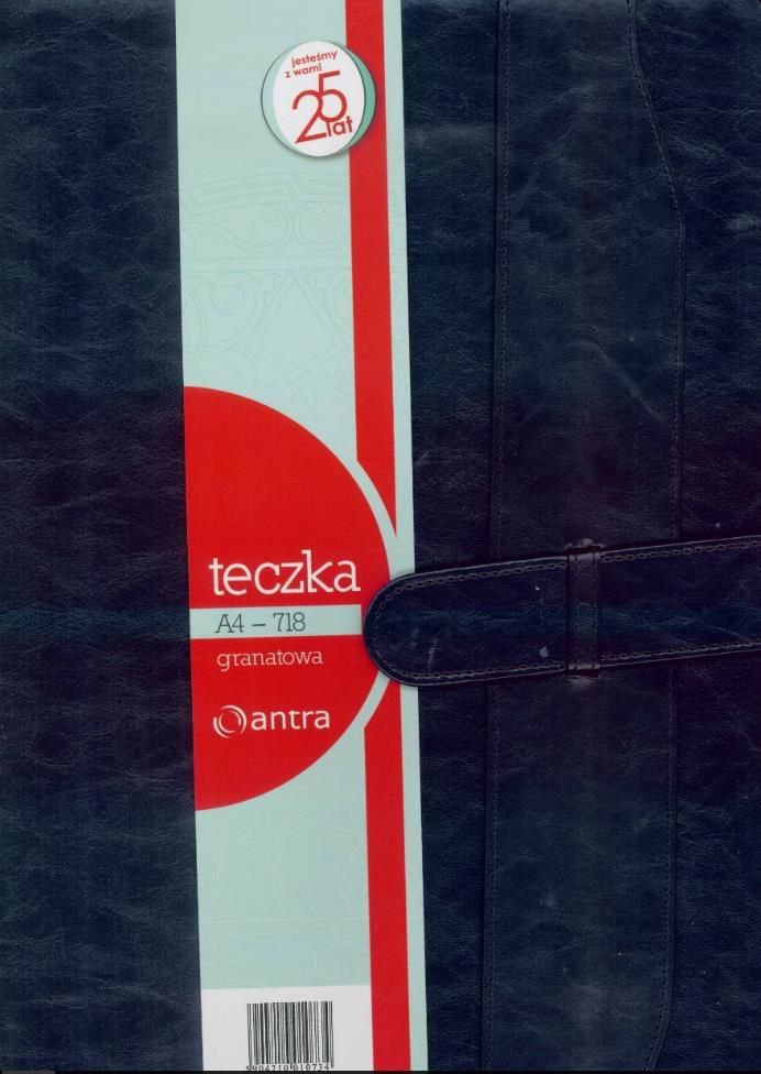 Antra Teczka A4 718 granatowa (233480)