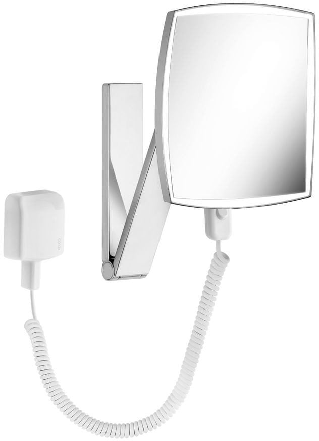 Keuco iLook move Cosmetic mirror square illuminated w/pivotedrail