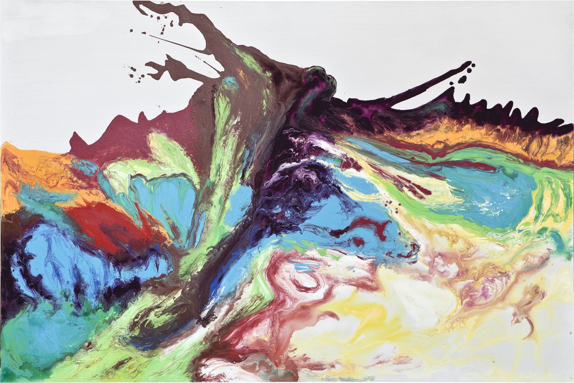 Witek Home Obraz 100x150 cm Rainbow Storm