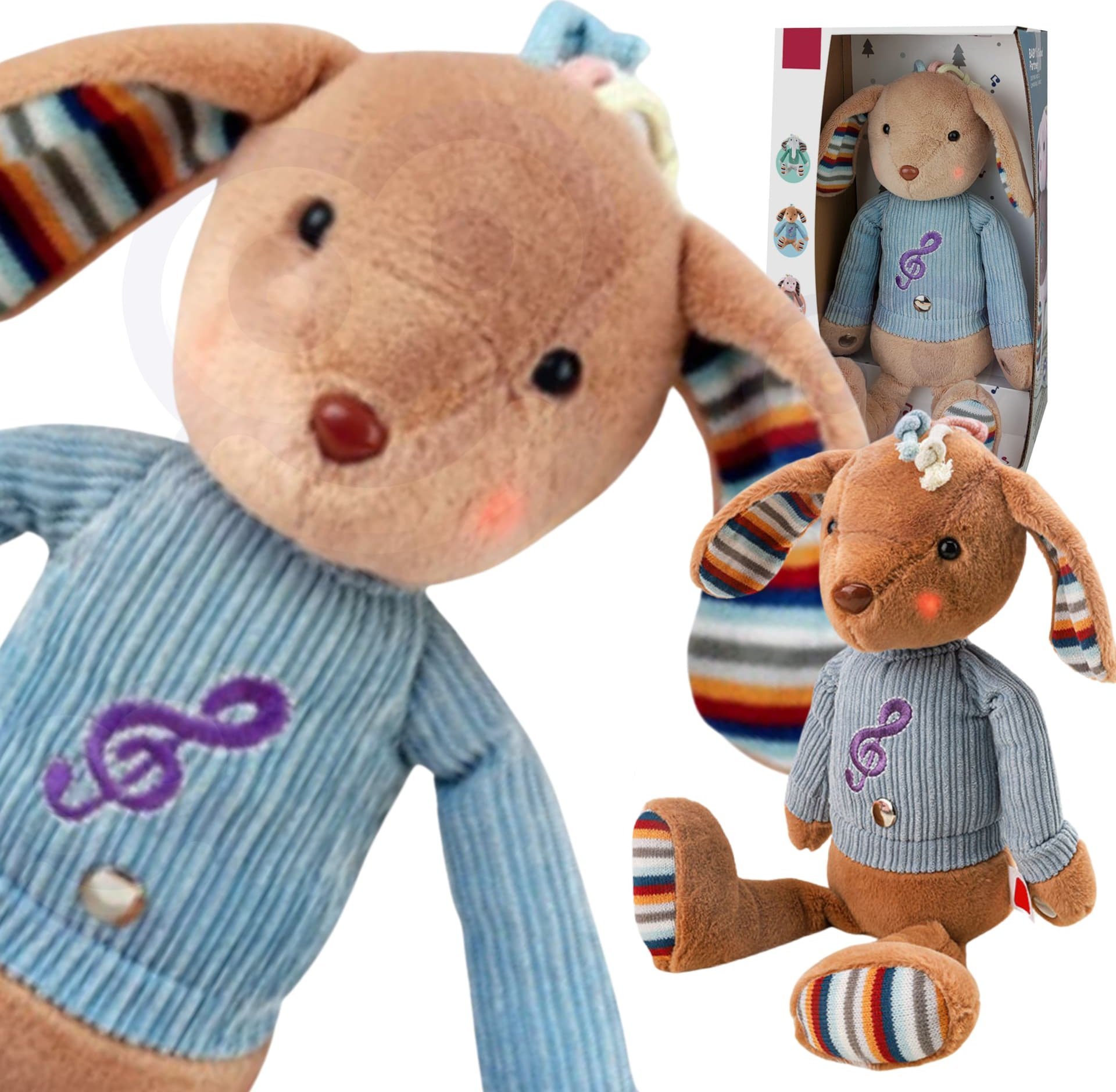 Woopie WOOPIE BABY Interaktywny Piesek Przytulanka z Dźwiękiem i Światłem