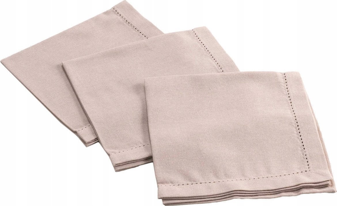 Douceur d`Interieur Serwetki bawełniane CHARLINE, 40 x 40 cm, 3 szt.