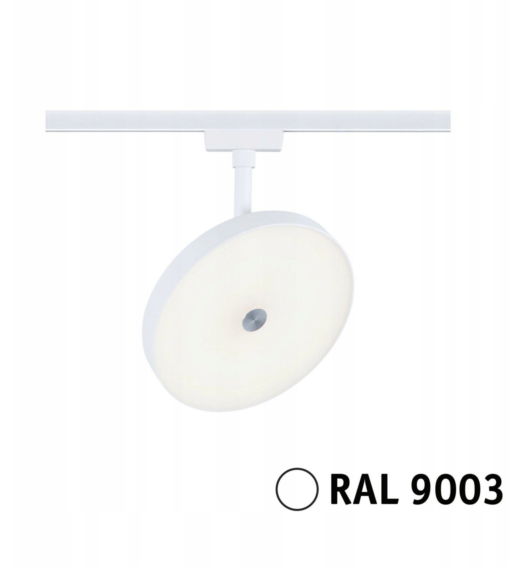 Reflektor na szynoprzewód URail HILDOR LED 3-STEP DIM 15W 850lm 3000K 230V biały RAL 9003 / metal