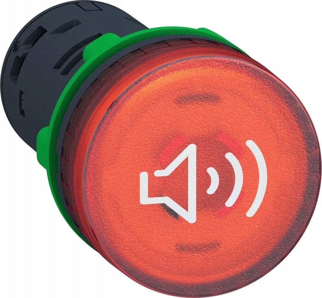 Schneider Electric Brzęczyk 24V AC/DC podświetlany czerwony sygnał ciągły / przerywany XB5KS2B4