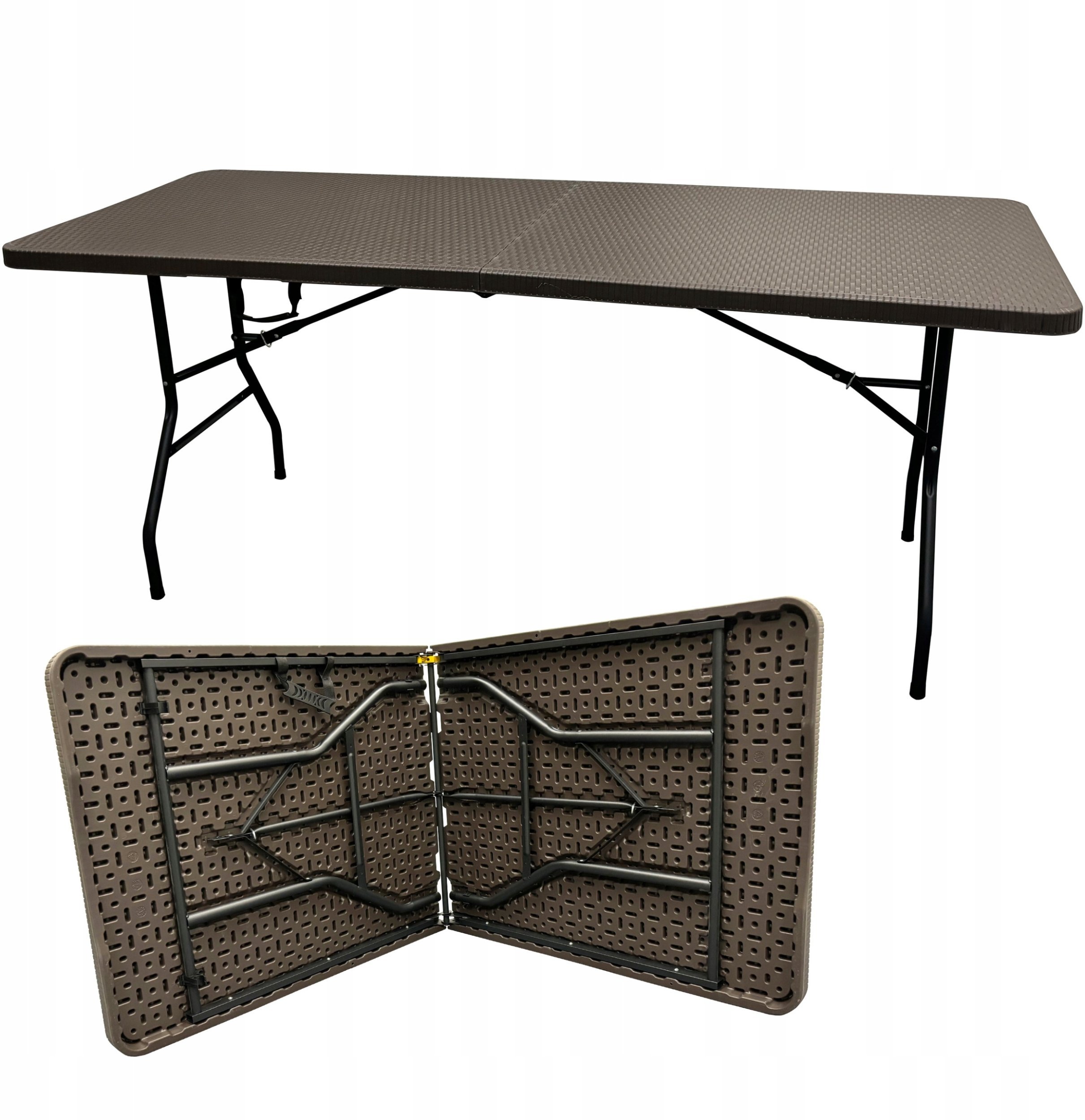 STÓŁ CATERINGOWY BANKIETOWY SKŁADANY OGRODOWY 180CM TECHNORATAN