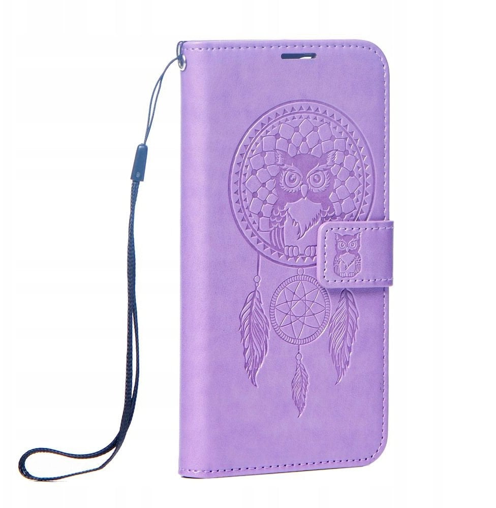 Kabura MEZZO Book do SAMSUNG A17 łapacz snów fioletowy