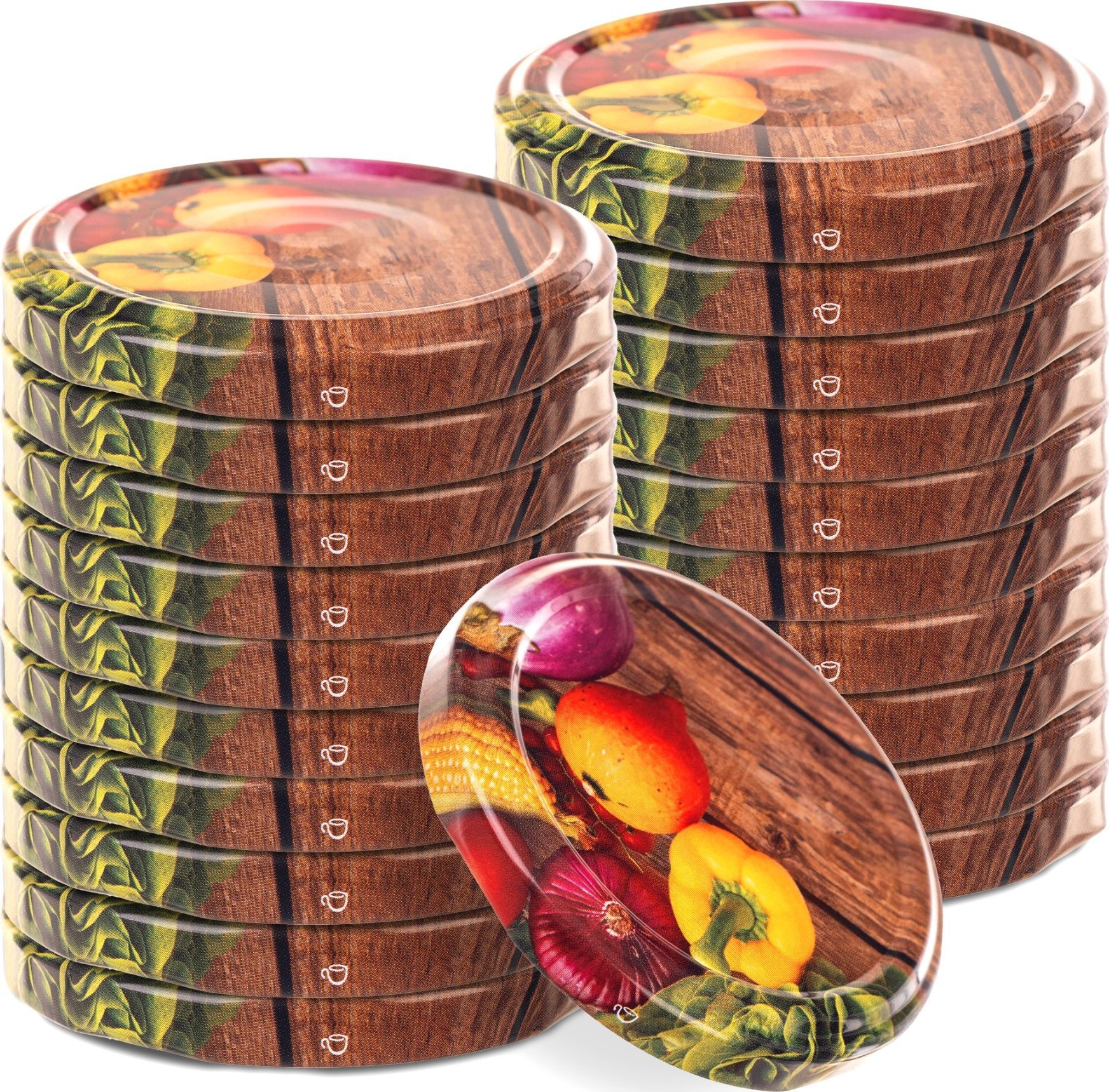 KADAX Zakrętki Do Słoików Wieczka Fi66 Zakrętka Nakrętki Na Słoiki Przetwory 20x