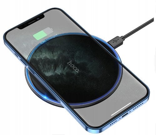 HOCO ładowarka indukcyjna z podświetleniem 2A 15W CW6 Pro czarna