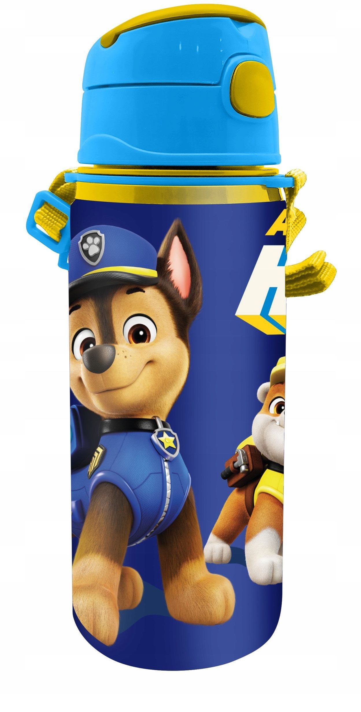 Bidon Aluminiowy z Ustnikiem 600 ml Psi Patrol Paw Patrol Chase Marshall / PW1994