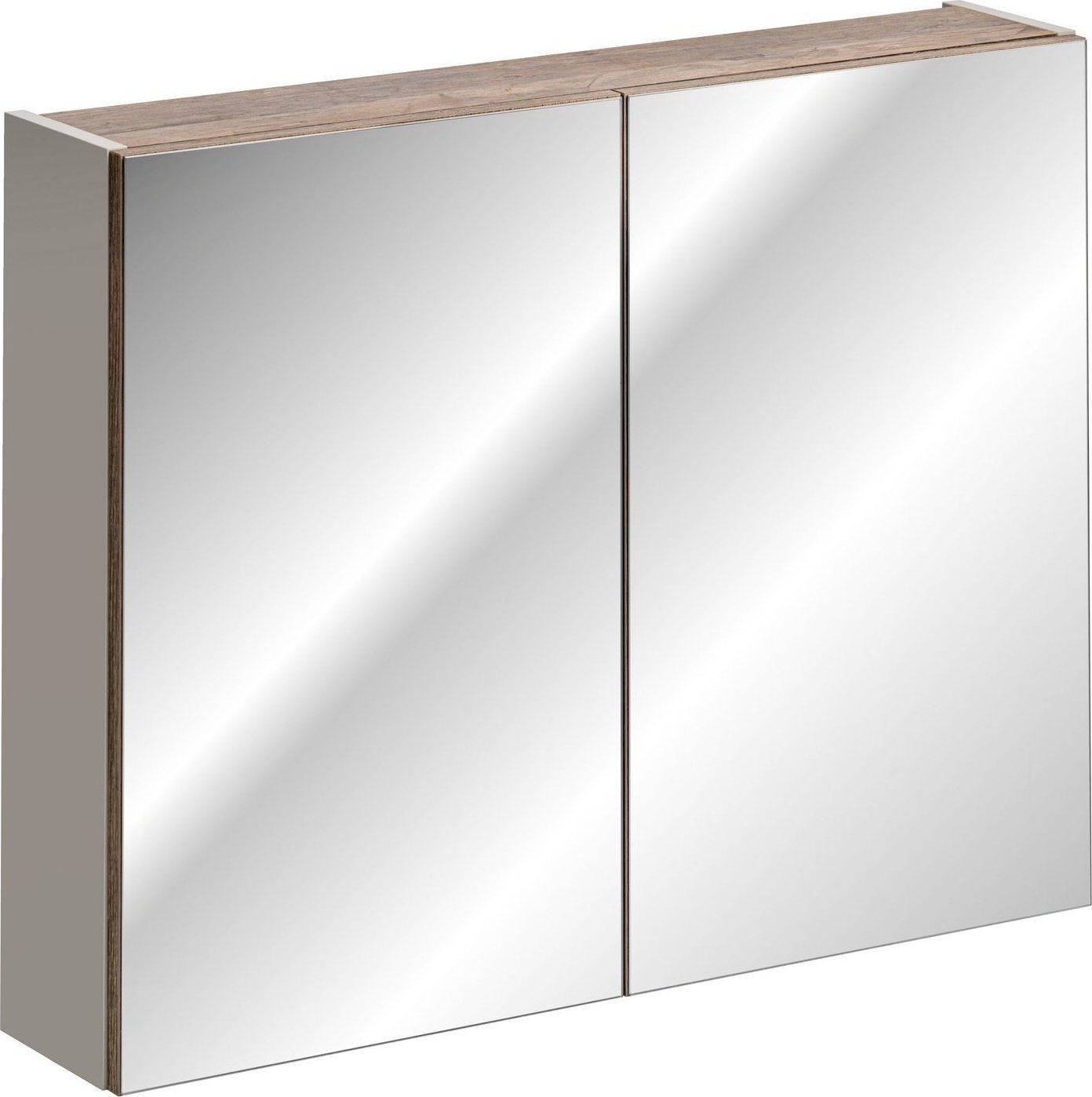 Comad Szafka wisząca z lustrem, Santa Fe, 80x17x65 cm, beżowy, mat