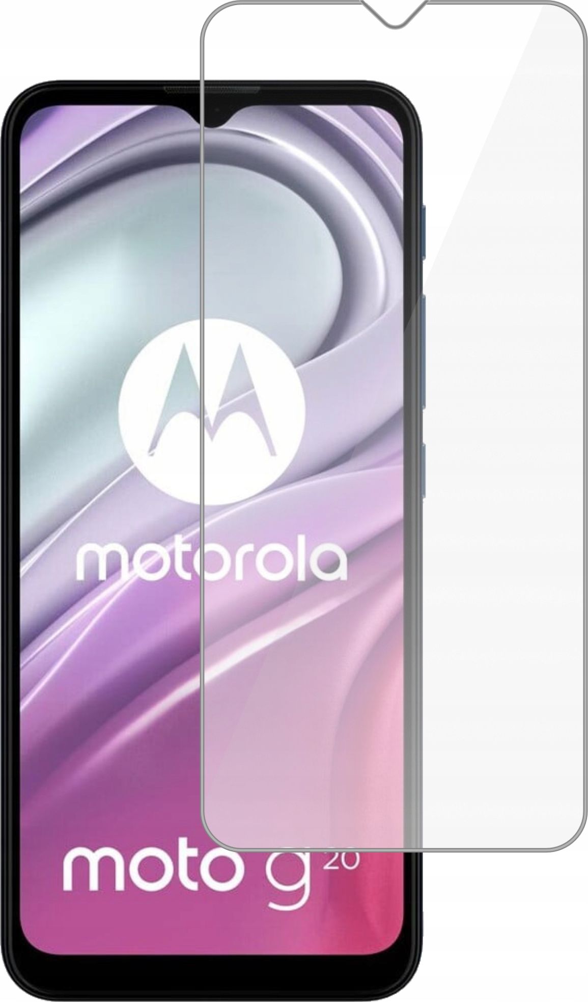 etumi Szkło Hartowane 9H Do Motorola Moto G20 Szybka Szkiełko Ochronne Na Ekran Twarde Płaskie Przód / Ochrona Matrycy Telefonu Glas0292