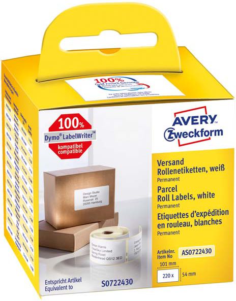 Avery Zweckform ETYK.ZF UNIWERSAL.NA ROLI 101X54 220ETYK - AS0722430