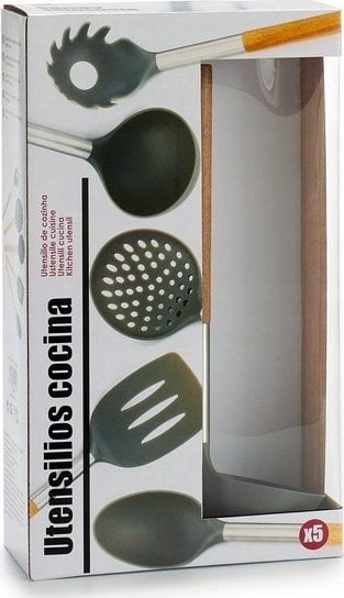 Kinvara Zestaw akcesoriów kuchennych z drewnianą rączką