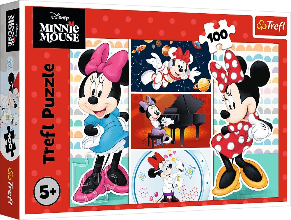 Trefl Puzzle Zabawna Minnie 100 elementów (16517)
