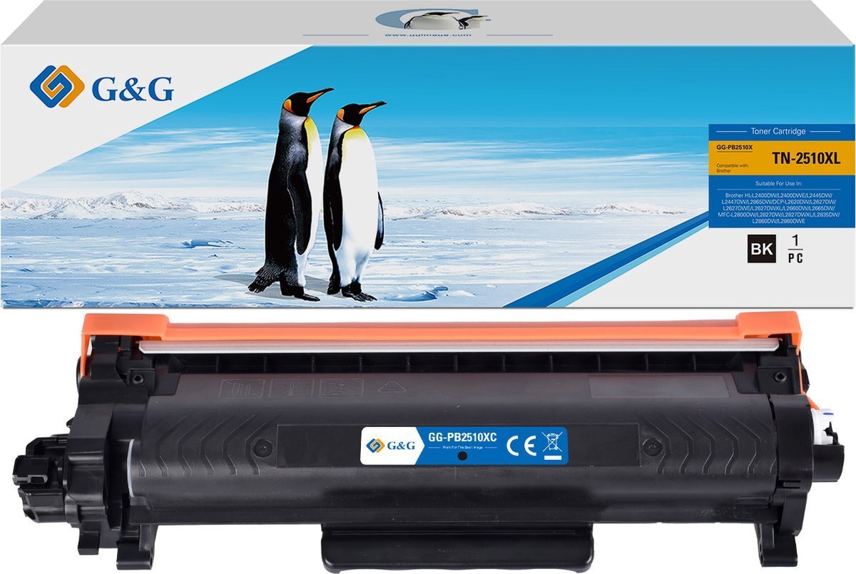 Toner G&G Toner kompatybilny z Brother TN2510XL