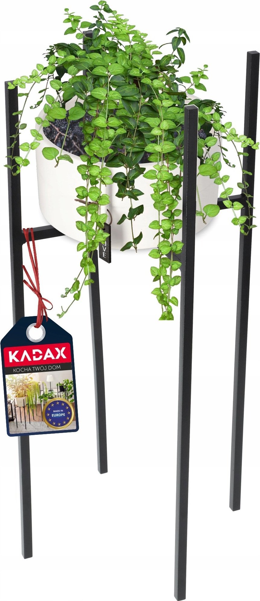 Kadax Kwietnik Metalowy Stojak Na Kwiaty Do Salonu 67 cm