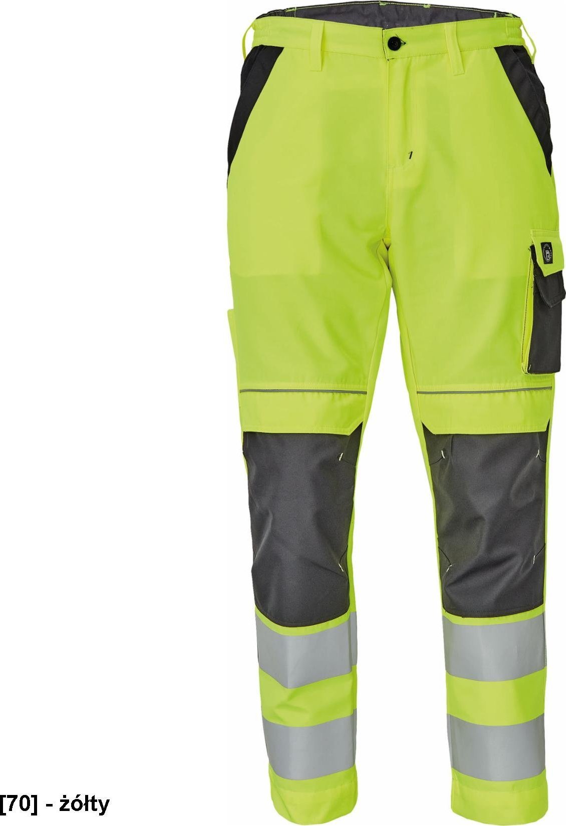 CERVA MAX VIVO HV - spodnie - żółty 62