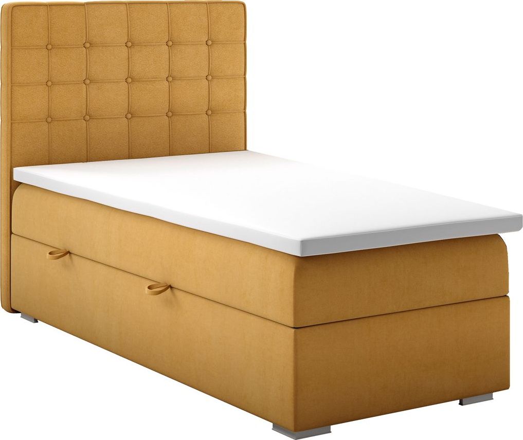 Elior Pojedyncze łóżko boxspring Rimini 80x200 - 58 kolorów