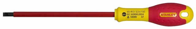 Stanley Wkrętak FATMAX 1000V płaski 5,5x150mm z zawieszką 0-65-413