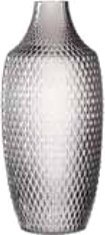 Leonardo Wazon szklany h 40cm szary POESIA - Leonardo
