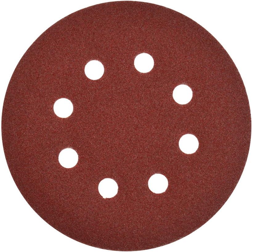 Geko Papier ścierny na dysk 125mm P180,krążki 8 otworów(50/2000)