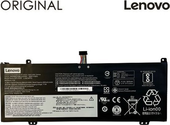 Bateria Lenovo Nešiojamo kompiuterio baterija LENOVO L18M4PF0, 2865mAh, Original
