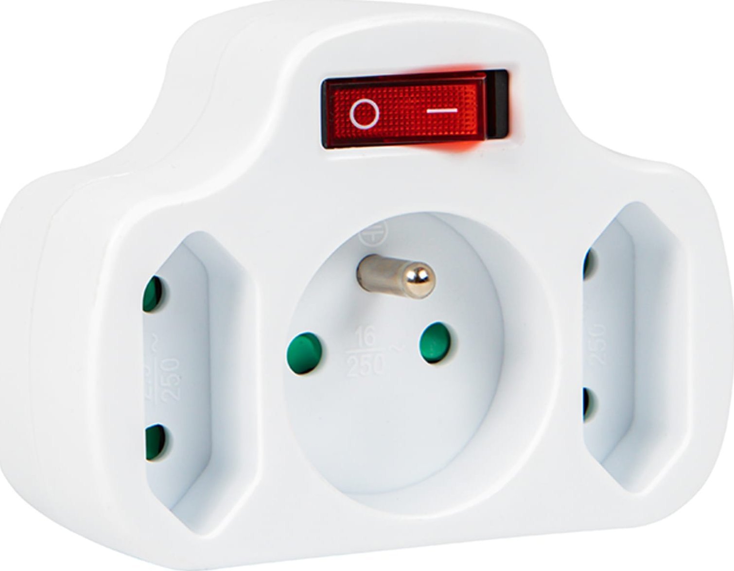 Blow 98-608# Rozgałęźnik r-12ws pr 3gniazda z wyłącznikiem