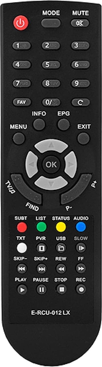 Pilot RTV Skymaster Pilot E-RCU-015 (HDX8, HDXC2,, HDXS2, STB, T90 Lite N2)