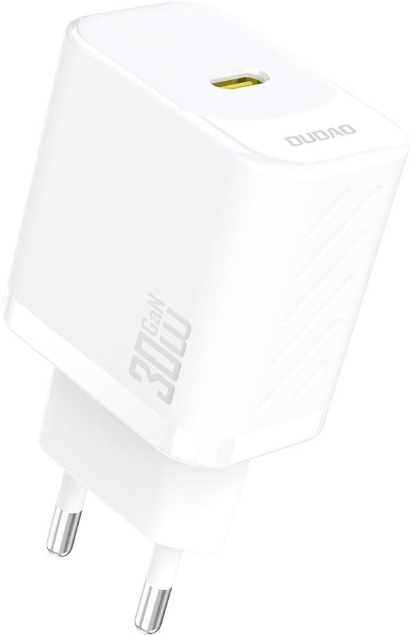 Szybka ładowarka sieciowa 30W PD GaN USB-C - biała DUDAO