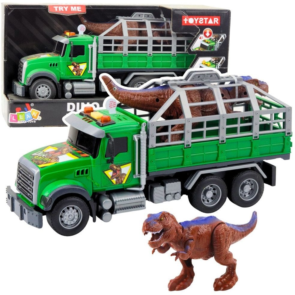 Ciężarówka do transportu dinozaurów z figurką