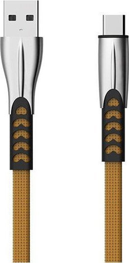 Kabel USB Somostel USB-A - USB-C 1 m Złoty (BW02 Gold TYP-C)