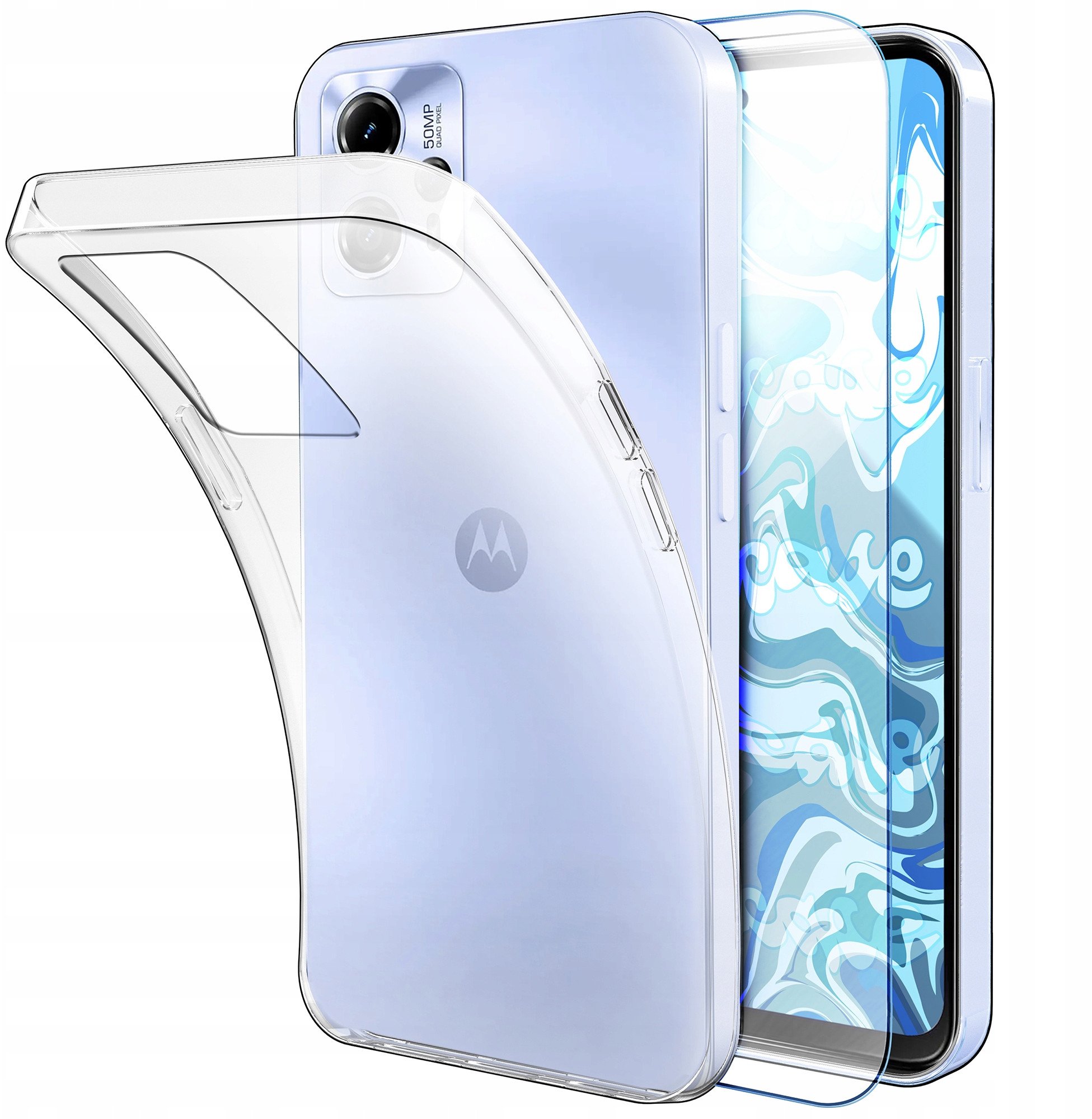 ETUI DO MOTOROLA MOTO G13 / G23 OBUDOWA CASE SILIKON SLIM POKROWIEC SZKŁO