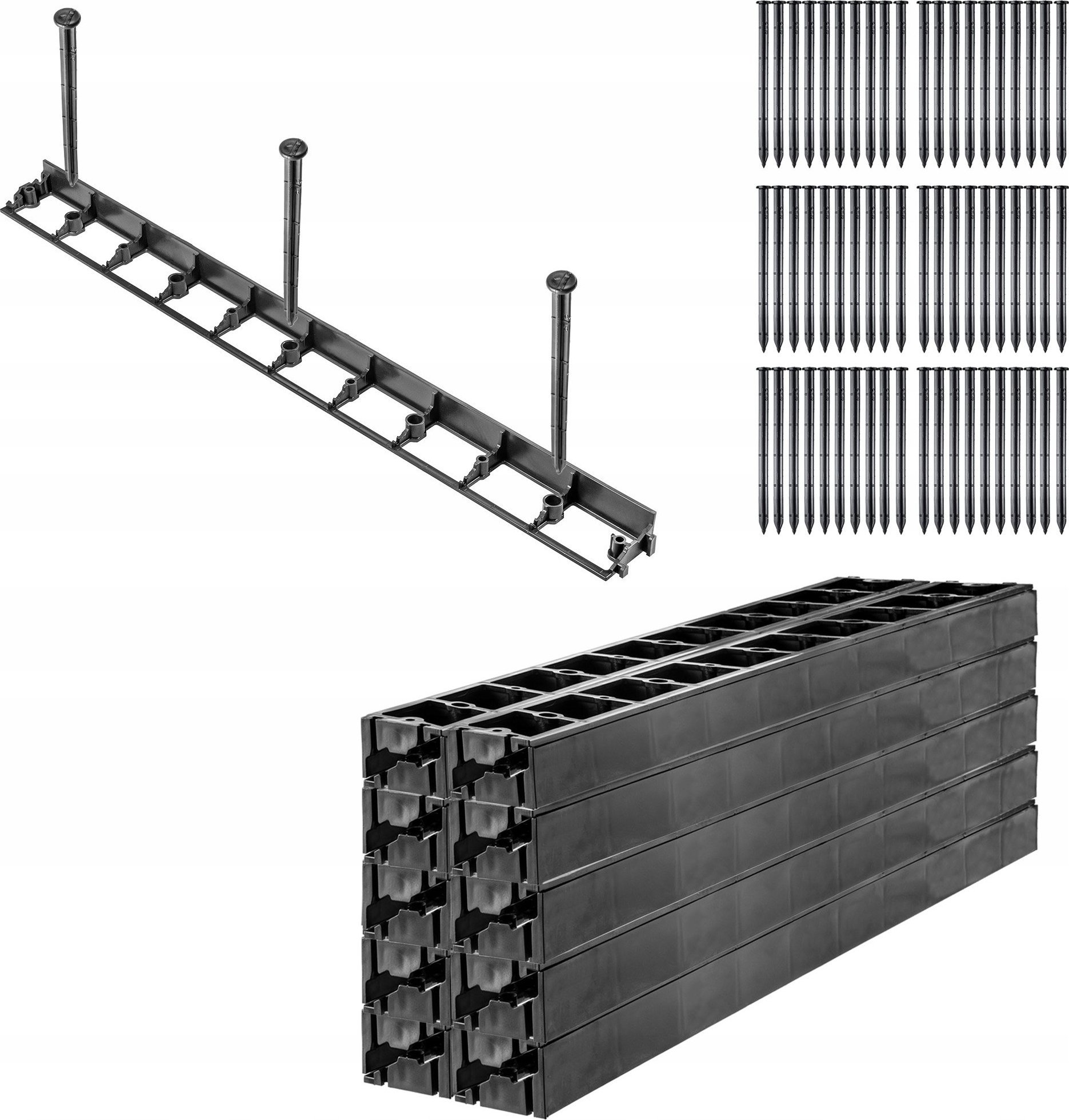 Kadax Obrzeże Trawnikowe Ogrodowe 4,5cm 20Mb + 60 Kotew