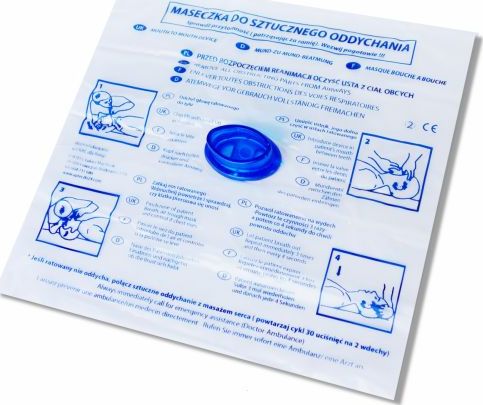 Polska Firma Maseczka - ustnik do sztucznego oddychania M-1