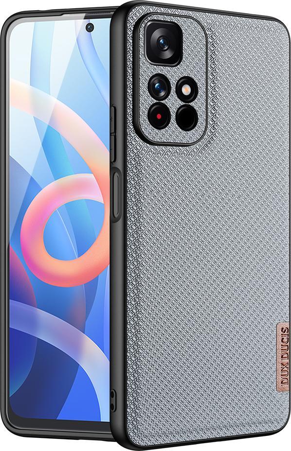 Dux Ducis Dux Ducis Fino etui pokrowiec pokryty nylonowym materiałem Poco M4 Pro 5G niebieski