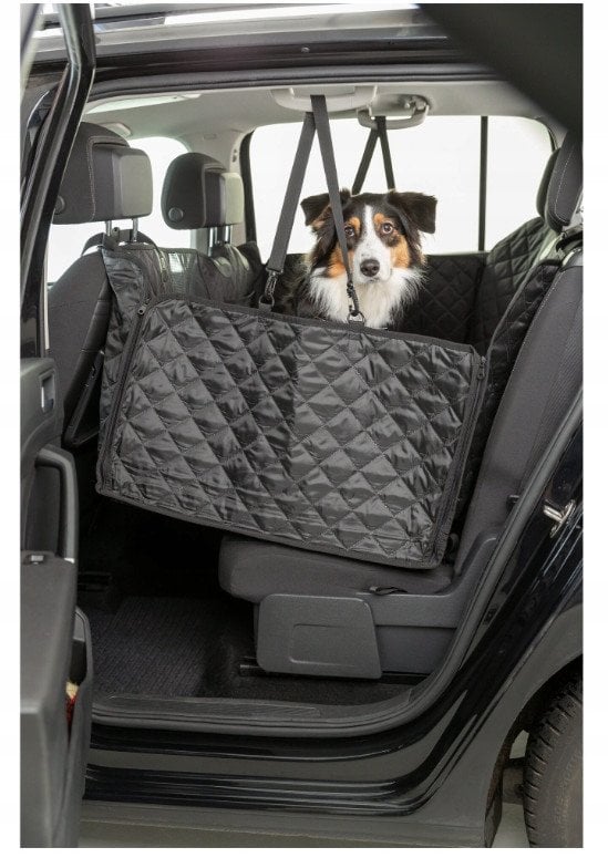 Mata samochodowa, dla psa, czarna, 1,64 x 1,61 m, na tylne siedzenie